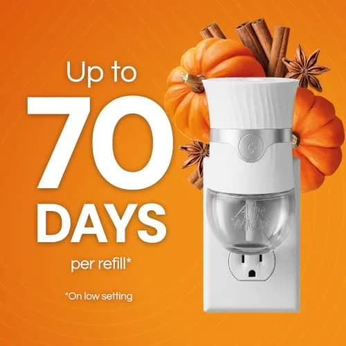 Air Wick Plug In Refills Pumpkin Spice Scented Oil 2.69 ml (0.09 Fl Oz) | Infused with Essential Oils thumbnail 3