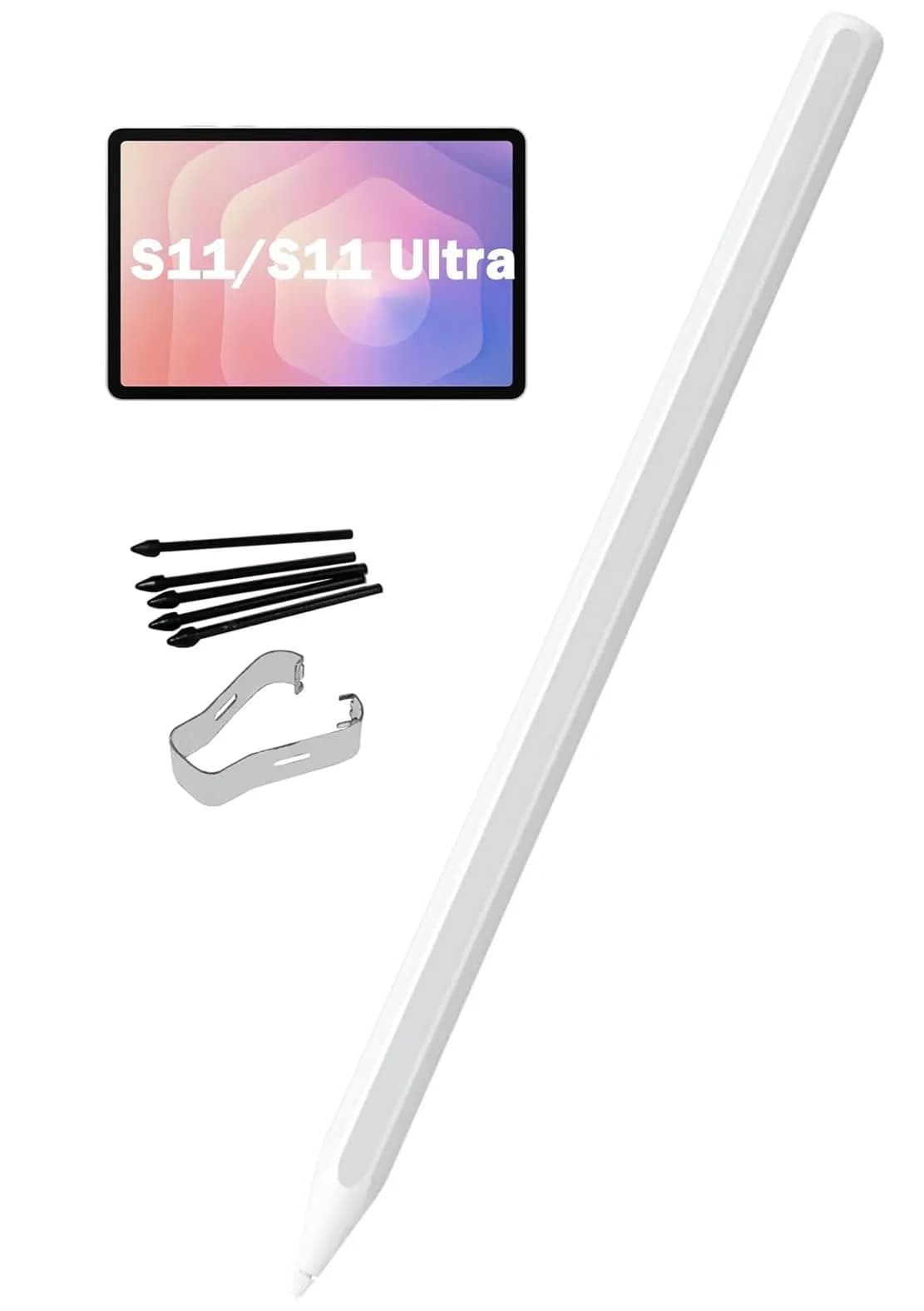 Alovexiong Stylus Pen Replacement for Samsung Galaxy Tab S11 Ultra S Pen with 5 Tips | 4096 Pressure Levels - main product image