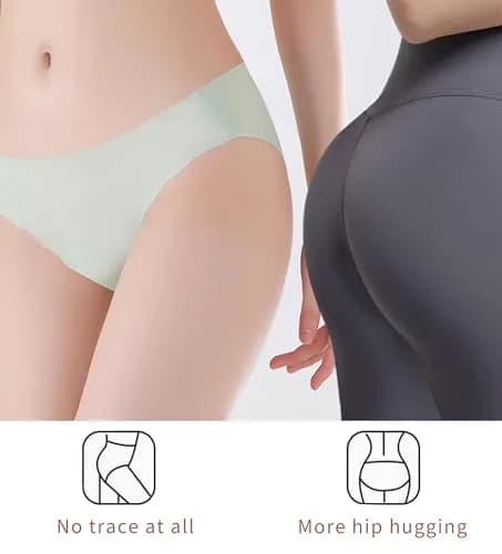 Boboking Teen Girls Seamless Underwear No Show Tagless Briefs 13-14 Years | Breathable, Invisible & Comfortable thumbnail 5