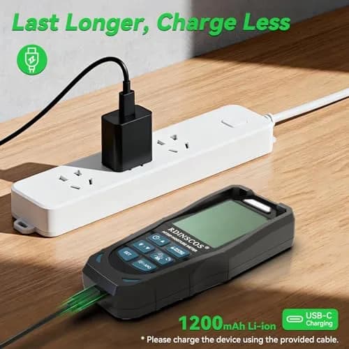 RDINSCOS Pinless & Pin-Type Moisture Meter for Wood, Drywall & Concrete | Digital LCD Moisture Reader with Audible Alarm thumbnail 7