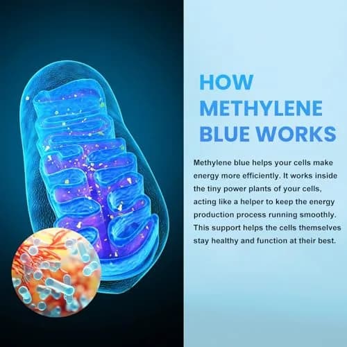 Liophy Methylene Blue Pharmaceutical Grade 5% Drops 120 mL (4.06 Fl Oz) | High Purity 99.99% for Humans thumbnail 5