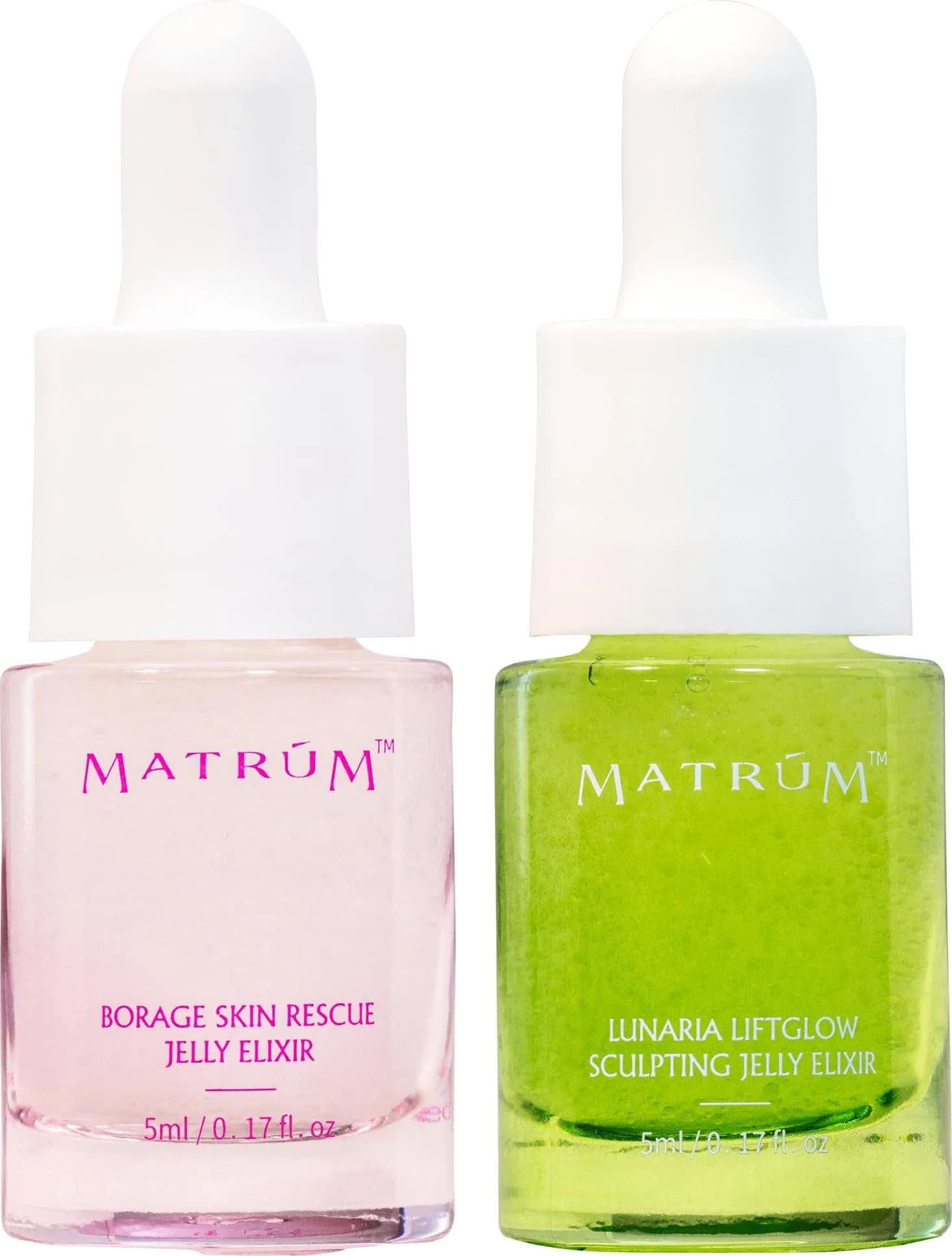 MATRÚM Organic Anti Aging Serum 1 Fl Oz | Firming & Brightening Face Oil for Sensitive Skin — Face Serum Duo