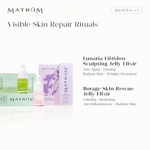MATRÚM Mini Face Serum Duo | Travel Skincare Sets for All Skin Types with Soothing & Brightening (70-120 chars) thumbnail 3