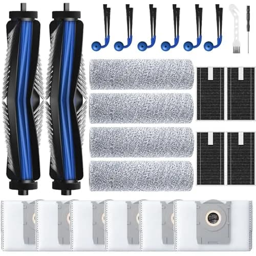 Lacvik X9 Accessory Kit for ECOVACS DEEBOT X9 PRO OMNI, X9 PRO Robot Vacuum | 24-Piece Set with 3L Dust Bags & HEPA Filters thumbnail 1