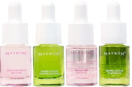 MATRÚM Mini Discovery & Travel Size Set - 4 x Mini Face Oil for Deep Repair & Radiance Boost & Firming thumbnail 1