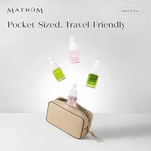 MATRÚM Mini Discovery & Travel Size Set - 4 x Mini Face Oil for Deep Repair & Radiance Boost & Firming thumbnail 4