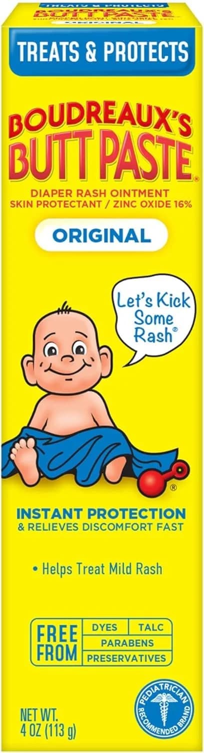 Boudreaux's Butt Paste Diaper Rash Ointment & Cream 240ml (8 oz) | Fast Relief for Baby's Delicate Skin - view 2