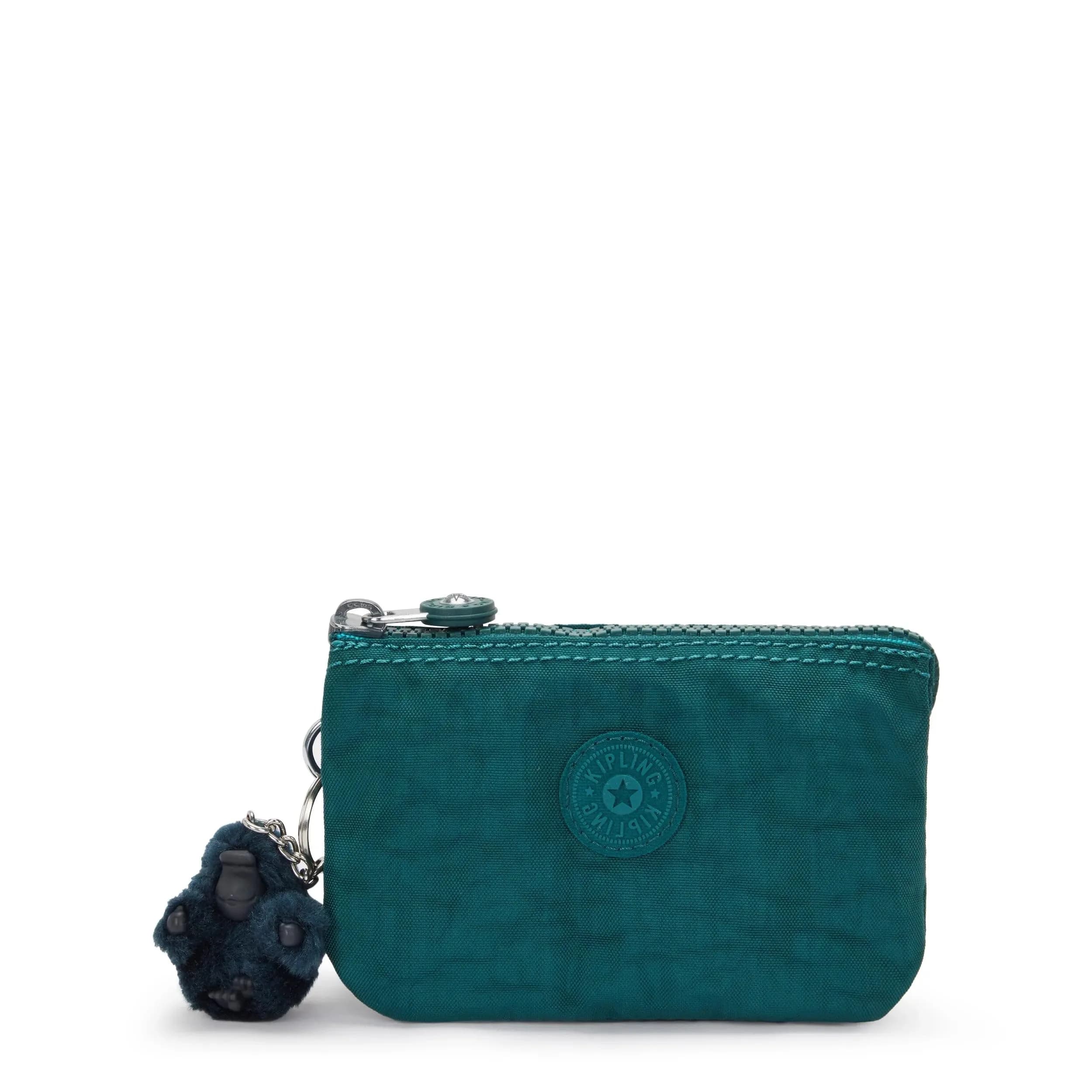 Kipling Creativity Small Pouch Tailored Green 15cm (5.75'') | Organizes Cards, Change & IDs - main product image
