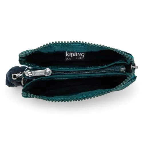 Kipling Creativity Small Pouch Tailored Green 15cm (5.75'') | Organizes Cards, Change & IDs thumbnail 3