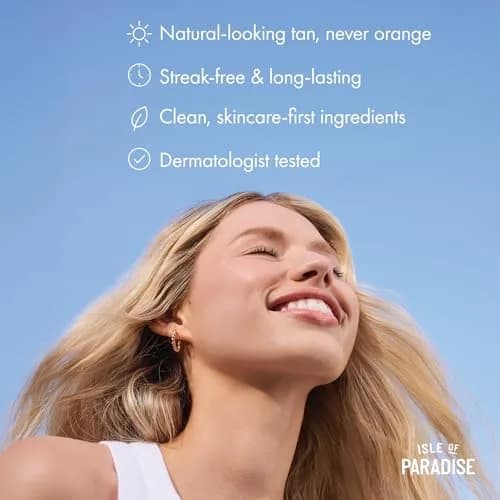 Isle of Paradise Sunny Serum Liquid Bronzer 30ml (1.01 Fl Oz) | Wash-Off Glow thumbnail 5
