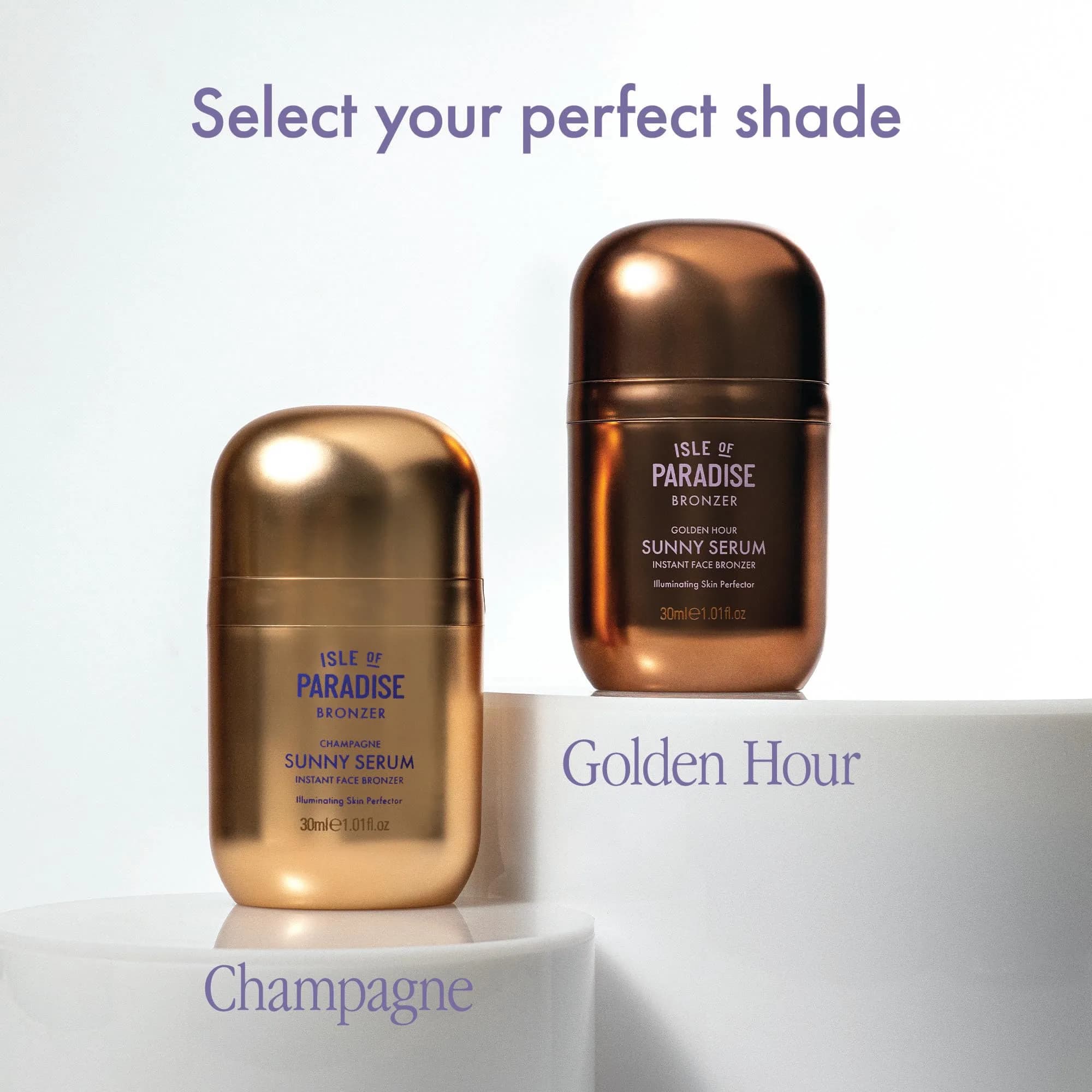 Isle of Paradise Sunny Serum Liquid Bronzer 30ml (1.01 Fl Oz) | Wash-Off Glow - view 9