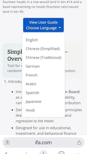 IFA.com Galton Board: Simple Edition | Visualize Probabilities & Statistics thumbnail 7