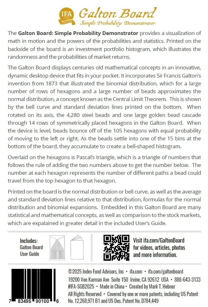 IFA.com Galton Board: Simple Edition | Visualize Probabilities & Statistics thumbnail 8