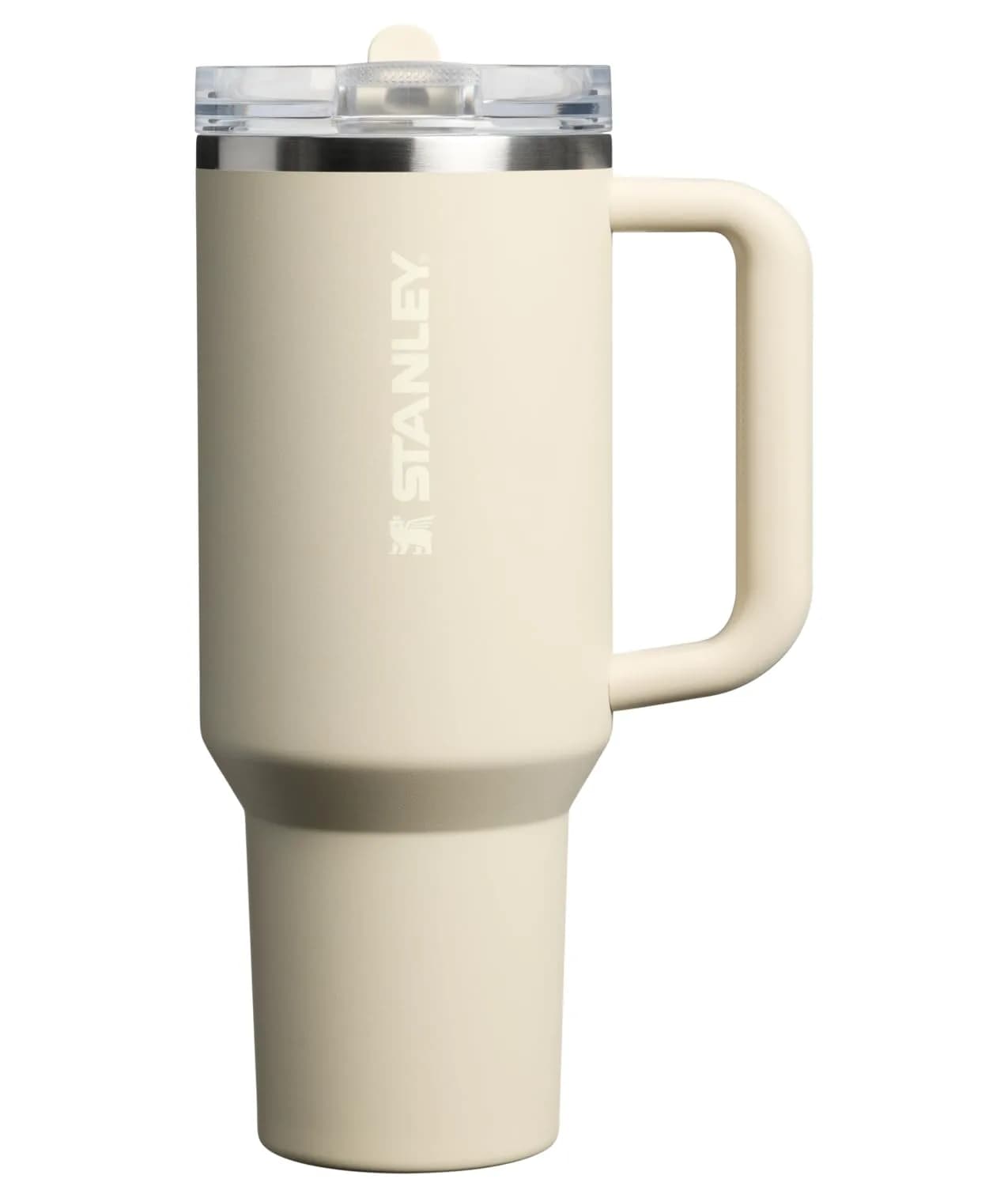 STANLEY Quencher ProTour Flipstraw Tumbler 40 oz Toasted Almond - Leakproof Insulated Stainless Steel Cup - main product image