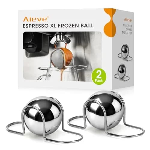 AIEVE XL Espresso Cooling Ball 2 Pack | Rapidly Chills Espresso for Smoother Taste thumbnail 1