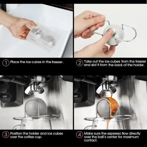 AIEVE XL Espresso Cooling Ball 2 Pack | Rapidly Chills Espresso for Smoother Taste thumbnail 7