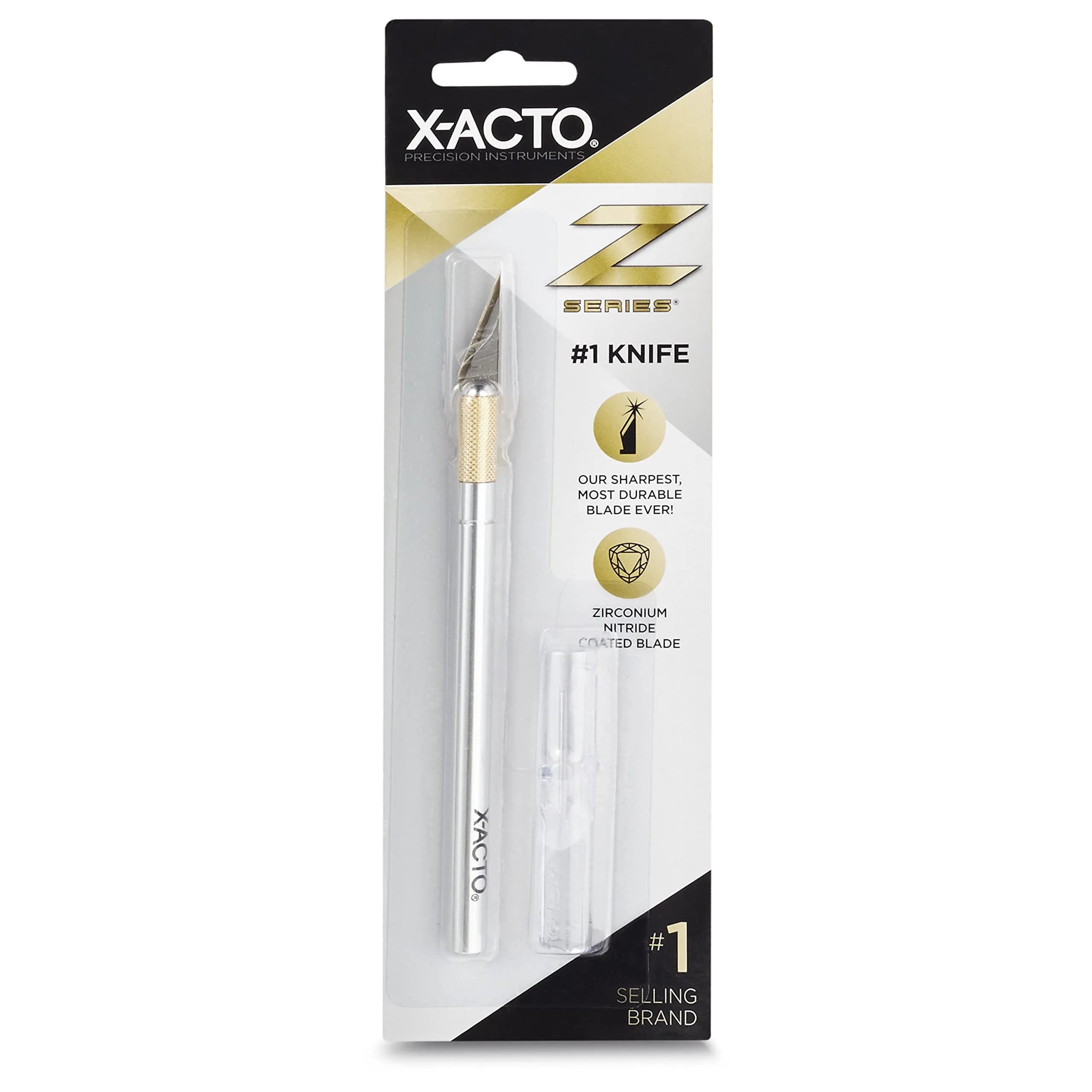 X-Acto Z-Series #1 Precision Utility Knife with Zirconium Nitride Blade, 22.86 cm (9.0 inches) Aluminum Handle | Pack of 18 - view 4