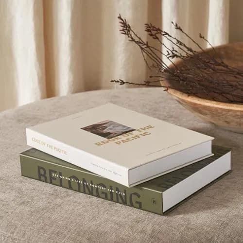 ZICOTO Decorative Books Set of 2 | Modern Home Accent for Coffee Table & Shelf thumbnail 2