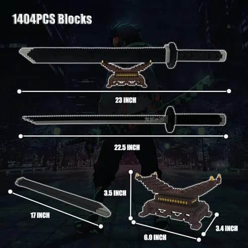 Beego Kill Demon Sword Building Kit 1401PCS | Educational STEM Toy for Teens & Adults thumbnail 2