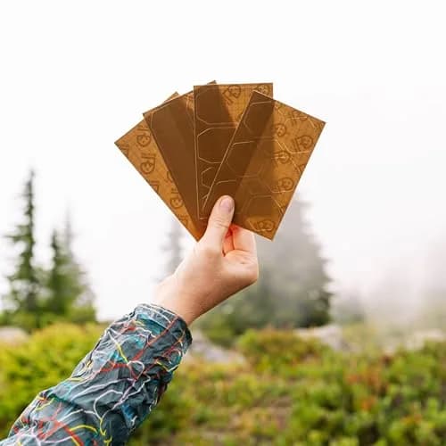 GEAR AID Tenacious Tape Repair Patches – Peel-and-Stick Nylon Gear Patches for Jackets, Tents, Sleeping Bags, Backpacks, and Outdoor Gear – Fix Rips, Tears, and Holes, 19 Various Sizes, Coyote | Weatherproof & Durable thumbnail 2