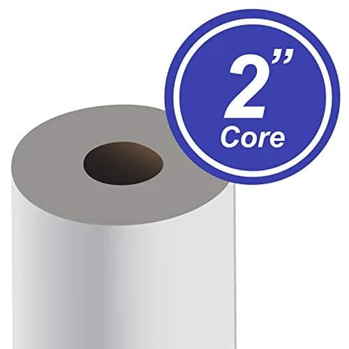 BIZTEK Wide Format Paper CAD Bond Rolls (20lb | 4 Rolls, 36 In x 150 Ft | 2" Core) | Crisp, Vivid Prints thumbnail 2