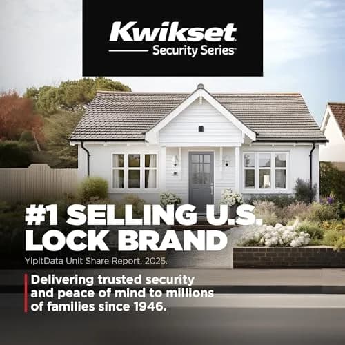 Kwikset 660 Deadbolt Lock Satin Nickel | SmartKey Security for Enhanced Home Protection thumbnail 7