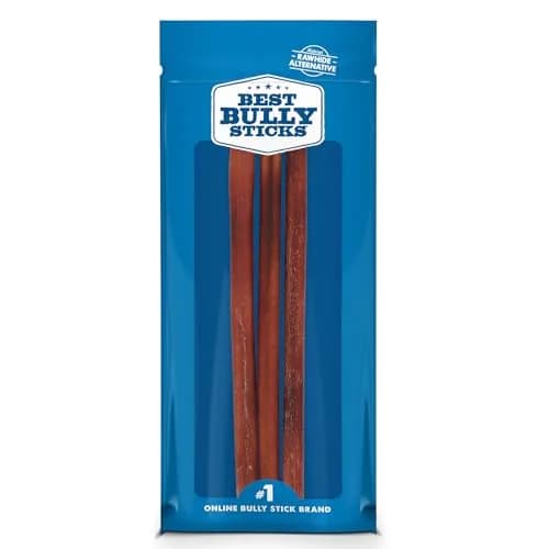 Best Bully Sticks Braided Bully Sticks Dog Chews, 12" | Natural, Long-Lasting Protein Treat thumbnail 1