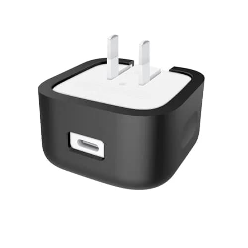 Seanai Black Silicone Charger Case for Apple 40W Dynamic Power Adapter | Protects Against Scratches & Dirt thumbnail 1