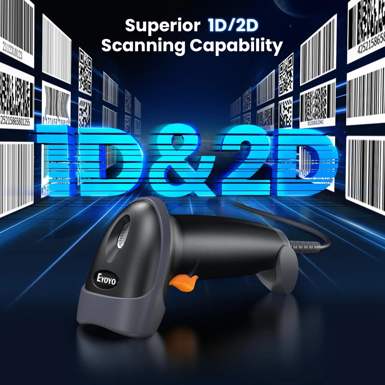 Eyoyo 2D Handheld USB QR Code Scanner thumbnail 6