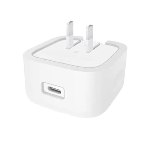 Seanai White Soft Silicone Charger Case for Apple 40W Dynamic Power Adapter | 2-Pack, 60W Max Compatible thumbnail 1