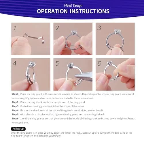 ELETIUO Gold Ring Adjustable Set | 15-Piece Jewelry Sizer & Reducer for Men & Women thumbnail 4
