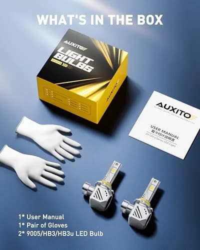 AUXITO 9005 Bulbs 48000LM HB3 LED Super Bright | Long Lifespan, Plug N Play, 2PCS thumbnail 9