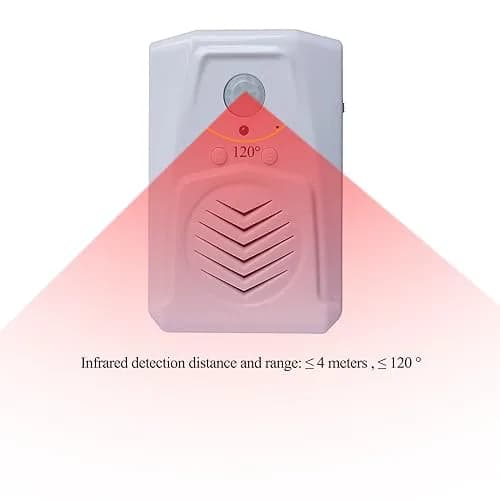 XYszpcgs PIR Motion Sensor Activated Sound Player Speaker with USB Cable, Download Your Own MP3 Audio Files (White, 2 Pcs) thumbnail 7