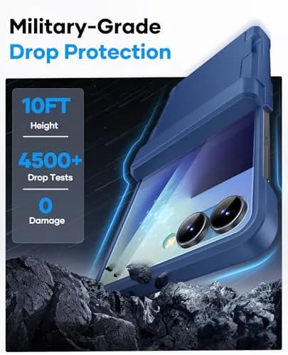 ASAFCASE Galaxy Z Flip 7 Wallet Case with Card Holder, Blue | Slim Protective Cover for Samsung Flip 7 thumbnail 6