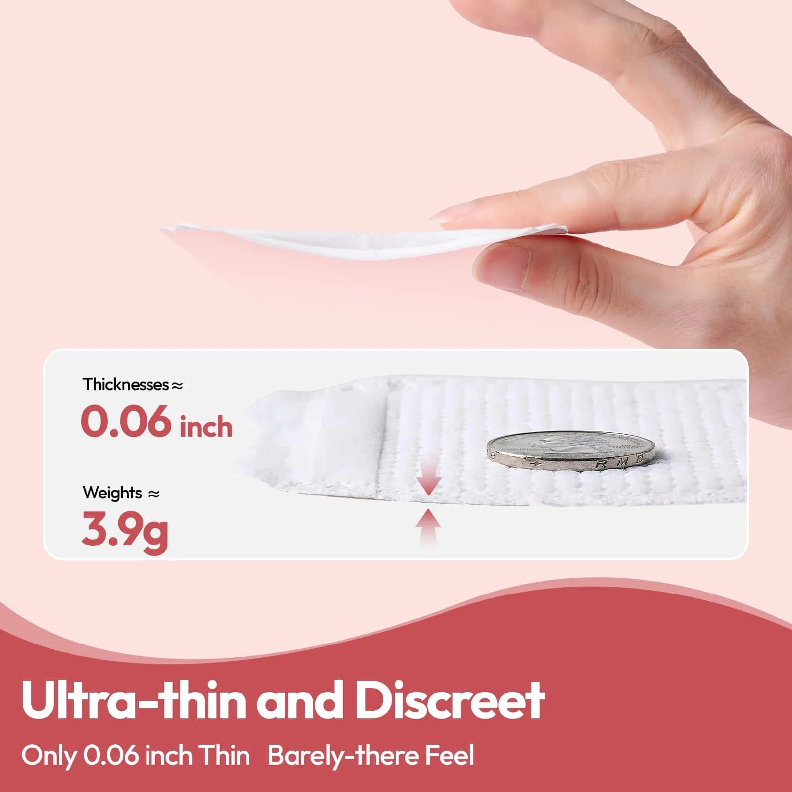 NCVI Disposable Nursing Pads | Ultra-Thin Comfort for New Mothers - view 2