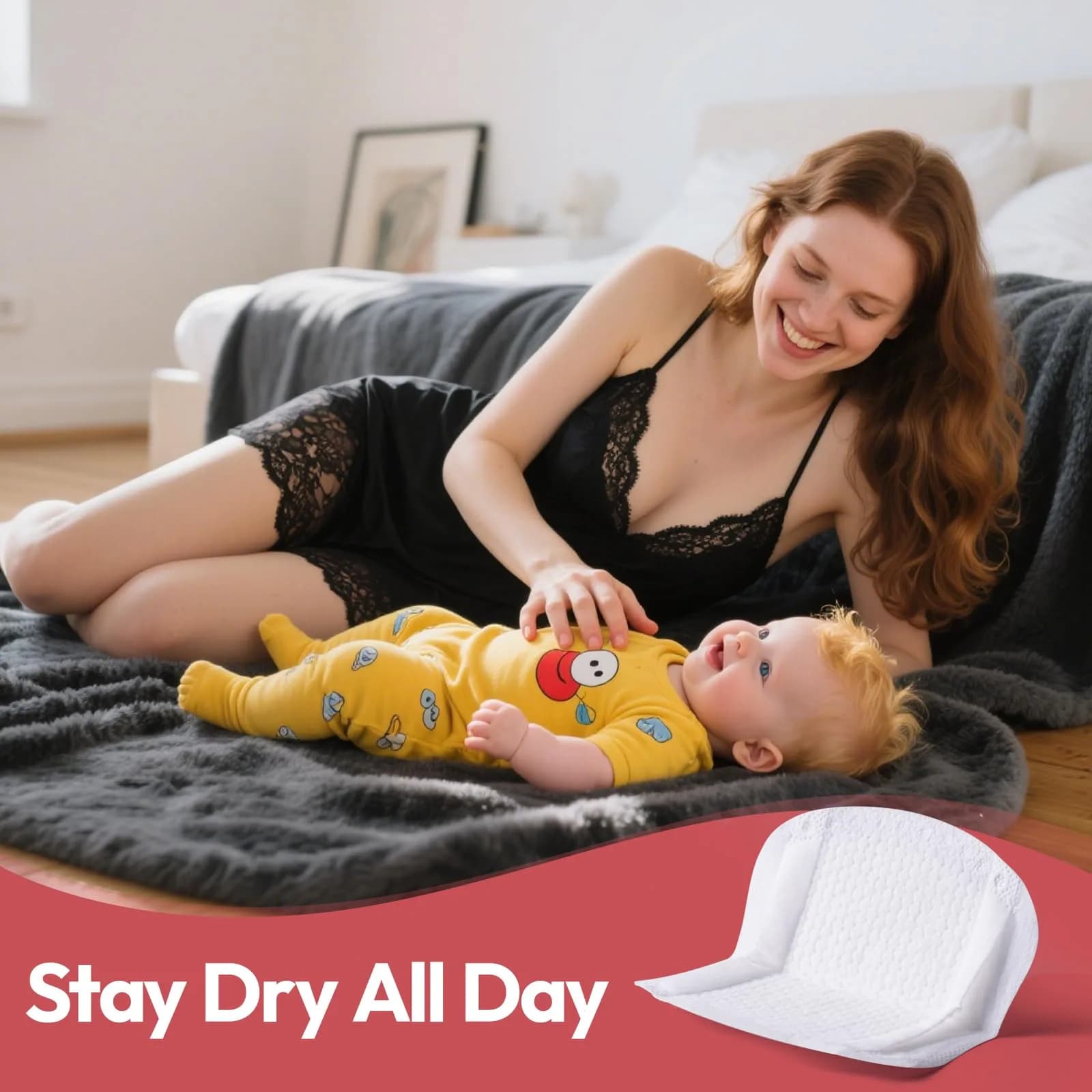 NCVI Disposable Nursing Pads | Ultra-Thin Comfort for New Mothers - view 5