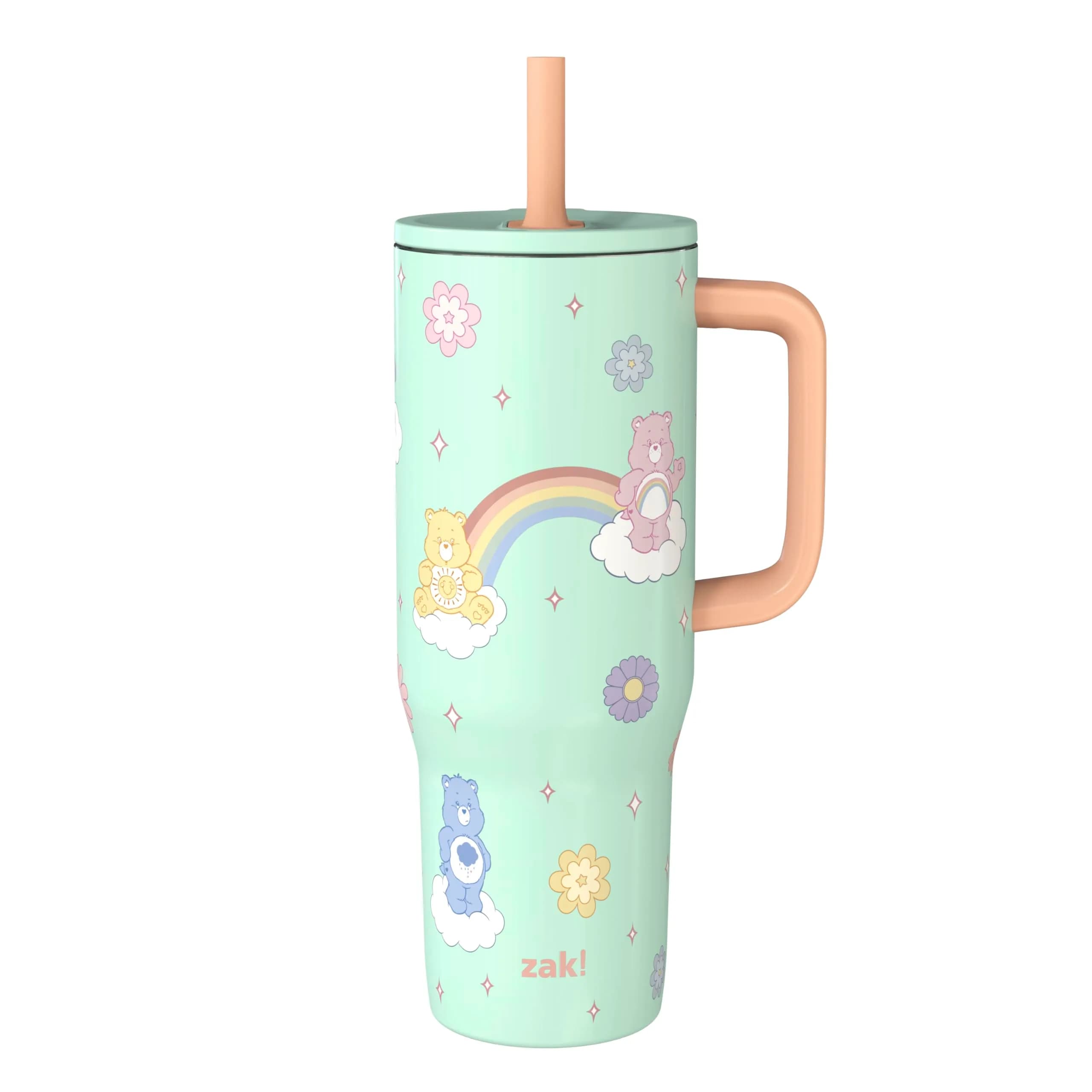 Zak Designs Care Bears 30oz Spill-Proof Insulated Stainless Steel Tumbler | Fun Cartoon Art, Keeps Drinks Cold, Travel Ready - main product image