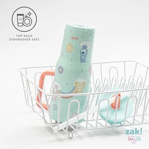 Zak Designs Care Bears 30oz Spill-Proof Insulated Stainless Steel Tumbler | Fun Cartoon Art, Keeps Drinks Cold, Travel Ready thumbnail 5