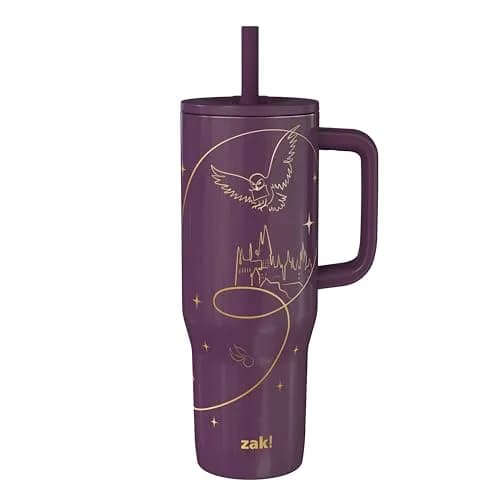 Zak Designs Harry Potter 30oz Insulated Stainless Steel Tumbler | Spill-Proof Travel Mug for Fans thumbnail 1