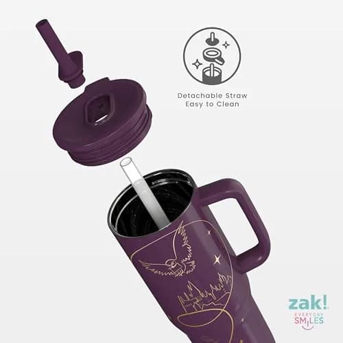 Zak Designs Harry Potter 30oz Insulated Stainless Steel Tumbler | Spill-Proof Travel Mug for Fans thumbnail 6