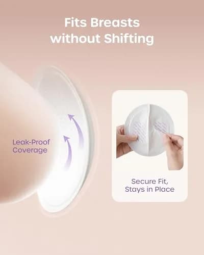 Nuliie Super Absorbent & Featherlight Disposable Nursing Pads 200 Count | Stay Dry, Soft & Breathable Breast Pads for Leaking Milk thumbnail 7