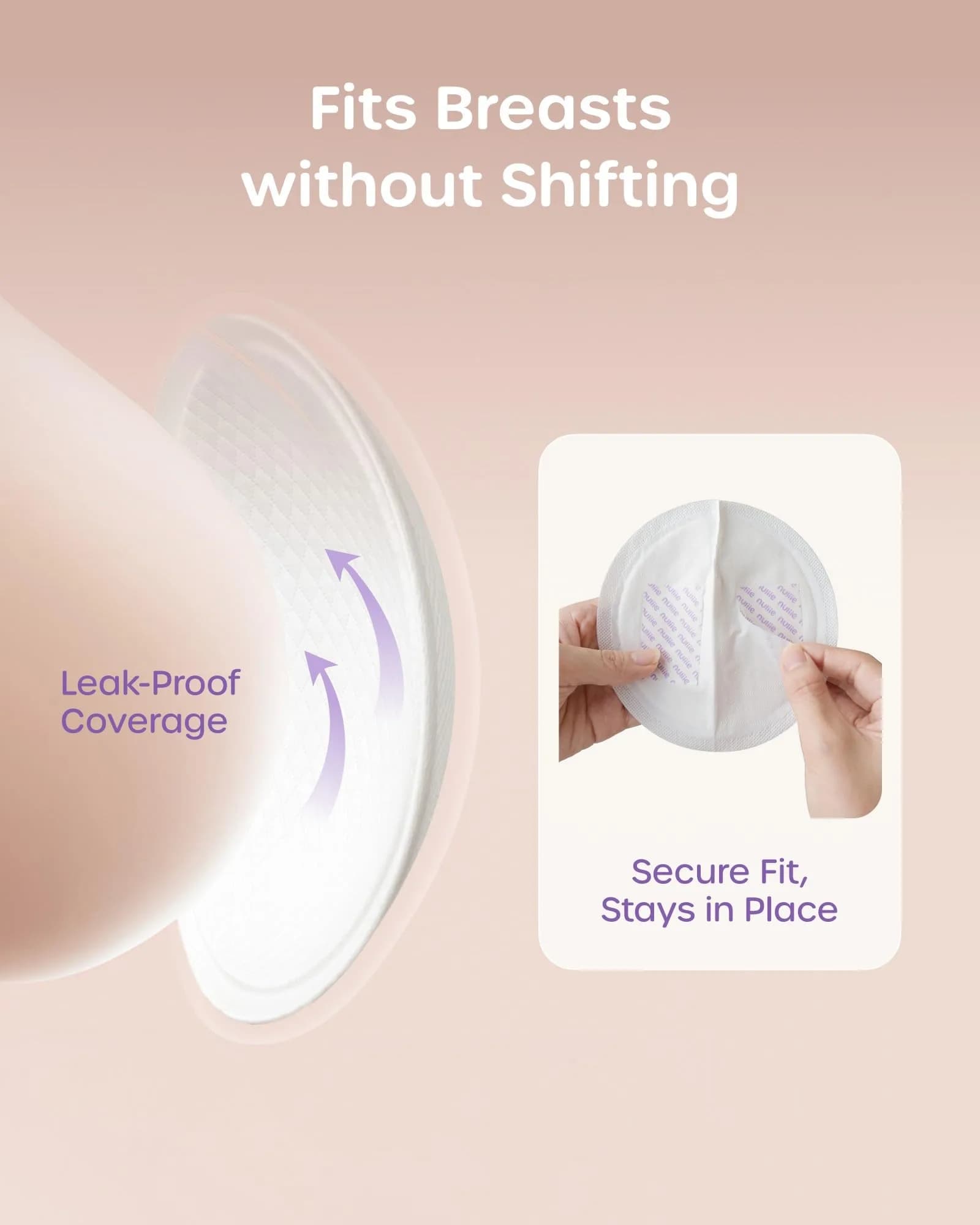 Nuliie Disposable Nursing Pads 200 Count | Super Absorbent & Featherlight Breast Pads for Leaking Milk - view 7