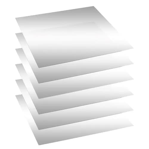 Yudlto Acrylic Two Way Mirror Sheets 12x12x0.04 Inch (6-Pack) | Shatter-Resistant See-Through Glass for Infinity Projects thumbnail 1