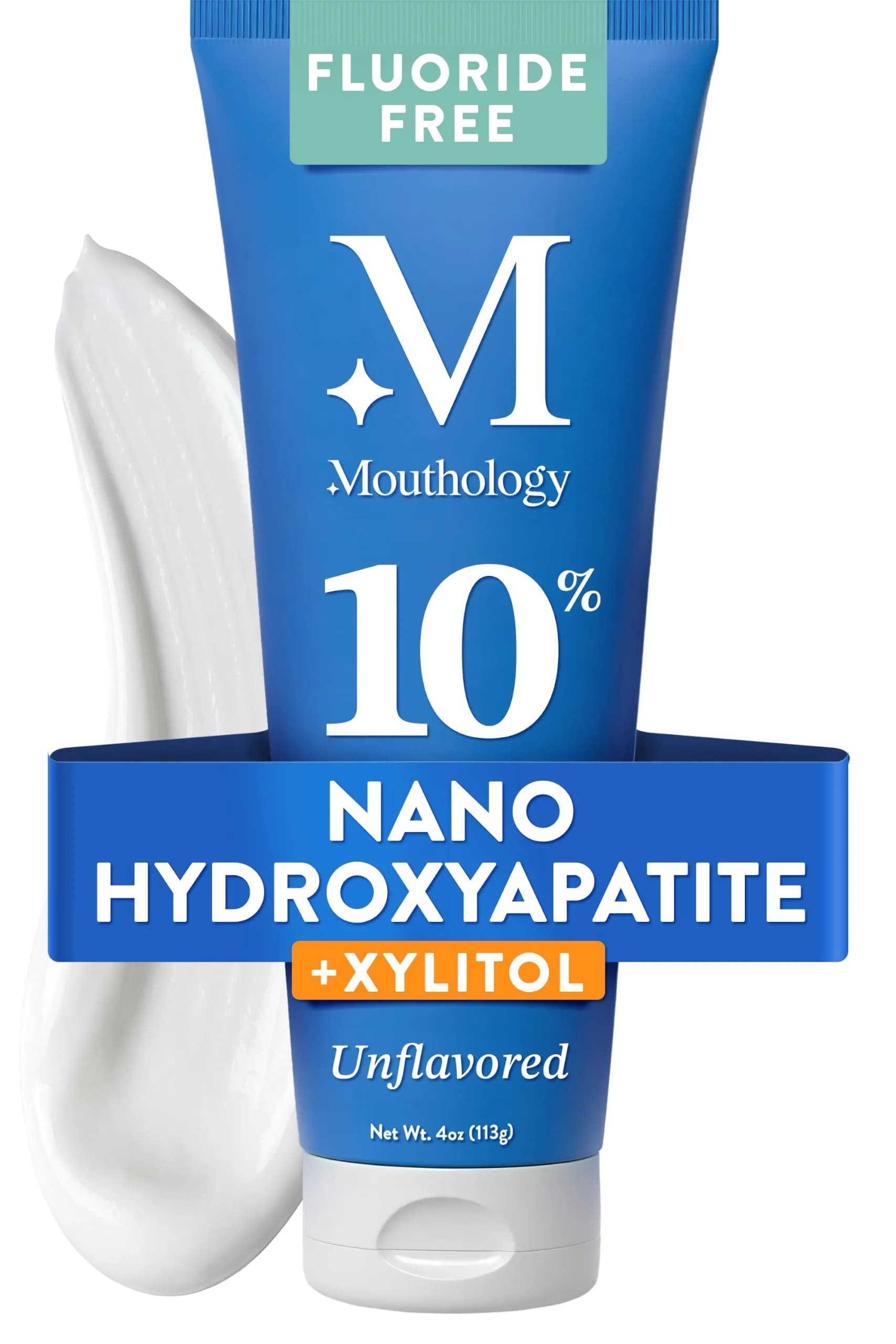 Mouthology 10% Nano Hydroxyapatite Toothpaste 118g (4 oz) | Dentist-Recommended Enamel Care - main product image
