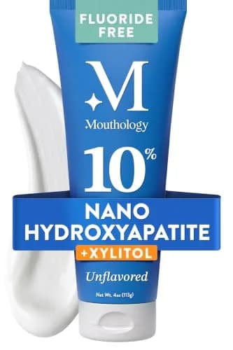 Mouthology 10% Nano Hydroxyapatite Toothpaste 118g (4 oz) | Dentist-Recommended Enamel Care thumbnail 1