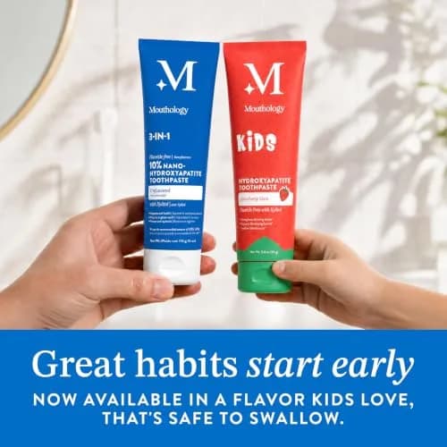 Mouthology 10% Nano Hydroxyapatite Toothpaste 118g (4 oz) | Dentist-Recommended Enamel Care thumbnail 2