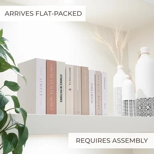 ZICOTO Decorative Books Set of 9 | 24cm (9.37in) Length | Faux Books for Coffee Table Decor thumbnail 4