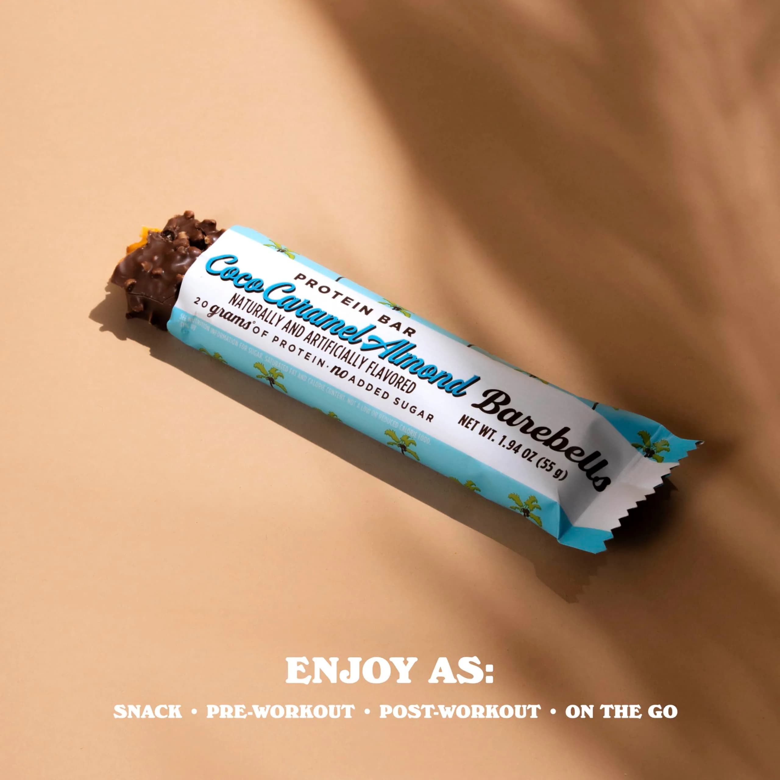 BAREBELLS Coconut Caramel Almond Protein Bars 12 Count (20g Protein) | Delicious Low Sugar Snack - view 4
