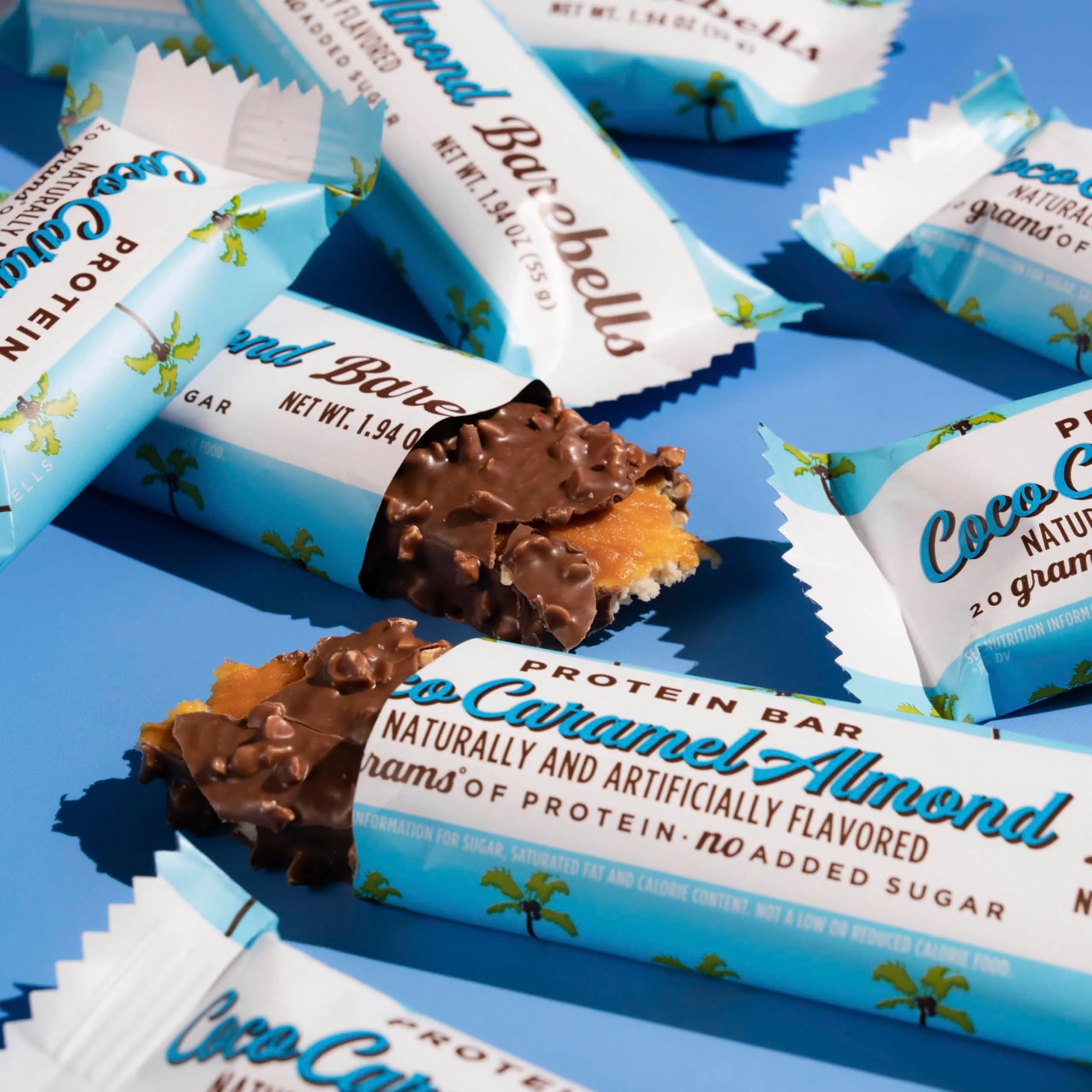 BAREBELLS Coconut Caramel Almond Protein Bars 12 Count (20g Protein) | Delicious Low Sugar Snack - view 5