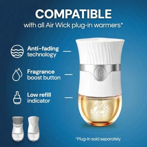 Air Wick Plug In Refills Deep Blue Sea & Beach Wood 4 ct (2.69 Fl Oz Total) | Concentrated Formula Area Deodorizer thumbnail 5
